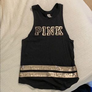 Victoria’s Secret PINK Sequin Tank Top